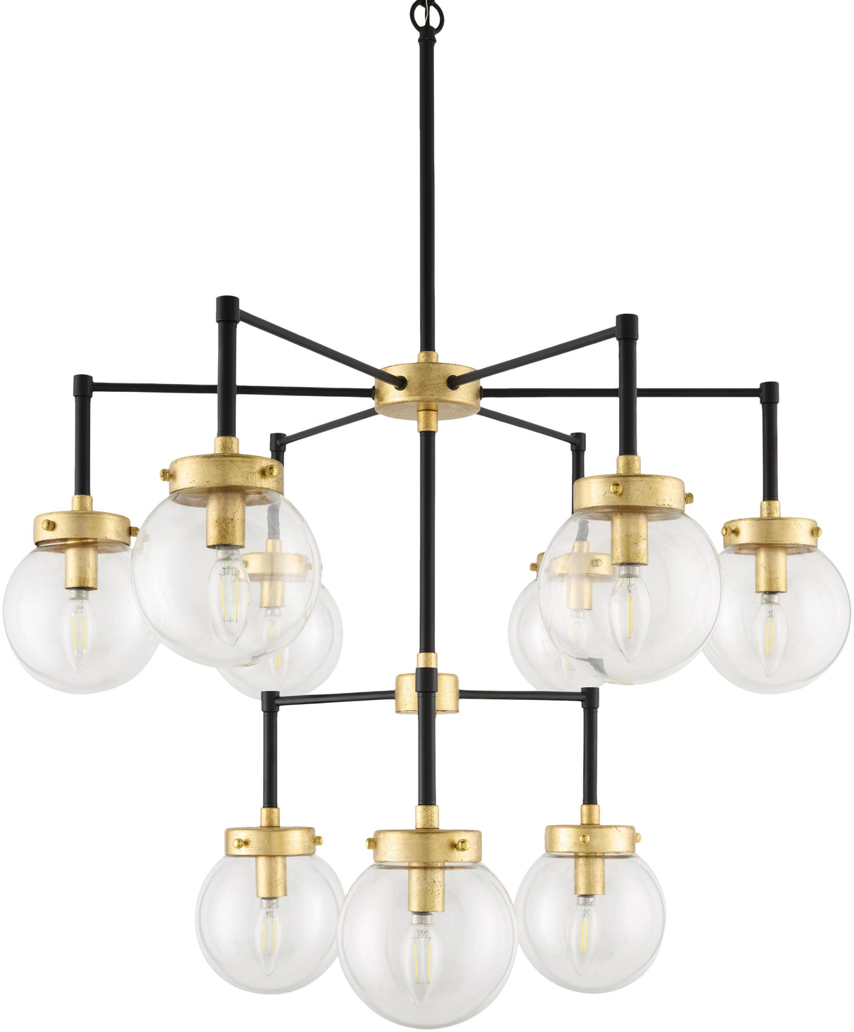 Surya Chinon CHI-002 32"L x 32"W x 39"H Ceiling Light