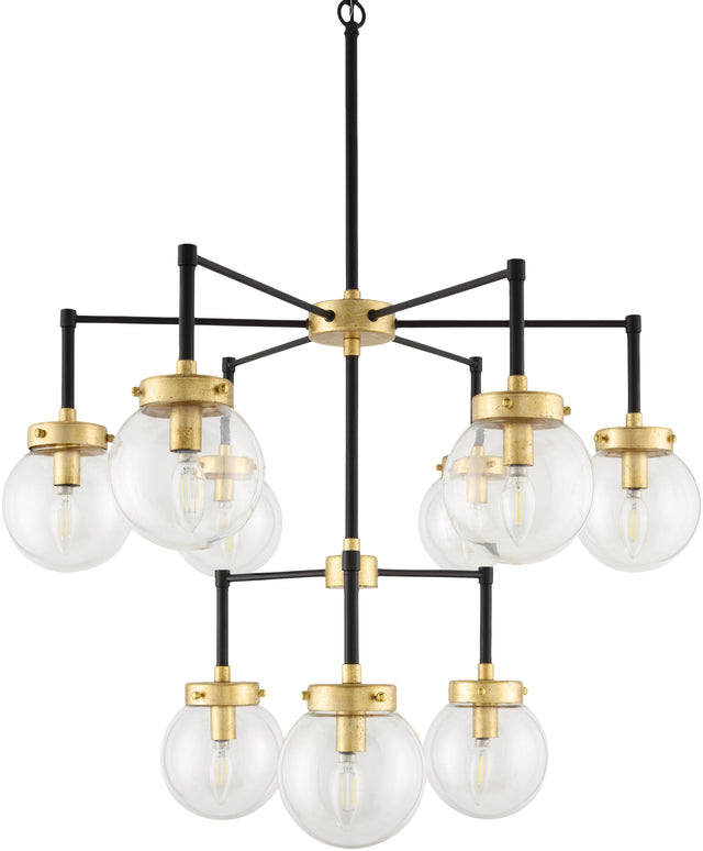 Surya Chinon CHI-002 32"L x 32"W x 39"H Ceiling Light