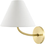 Surya Curvya CYV-001 11"L x 8"W x 11"H Wall Sconce