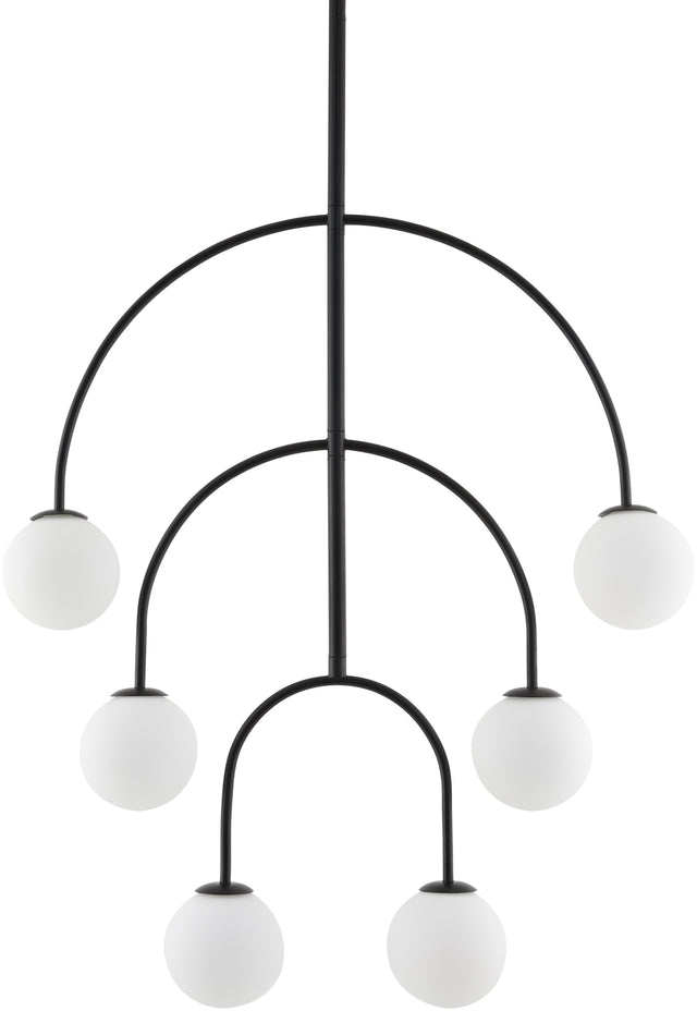 Surya Laon LON-001 28"L x 28"W x 56"H Ceiling Light