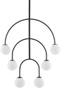 Surya Laon LON-001 28"L x 28"W x 56"H Ceiling Light