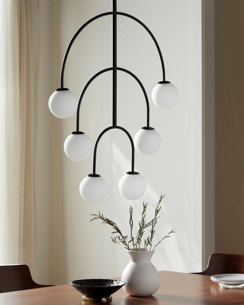 Surya Laon LON-001 28"L x 28"W x 56"H Ceiling Lighting