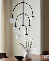 Surya Laon LON-001 28"L x 28"W x 56"H Ceiling Lighting