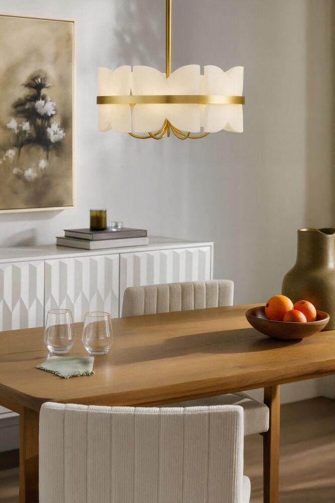 Surya Mirevia MVA-001 16"L x 16"W x 16"H Ceiling Lighting