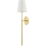 Surya Wivelle WIV-001 6"L x 6"W x 28"H Wall Sconce