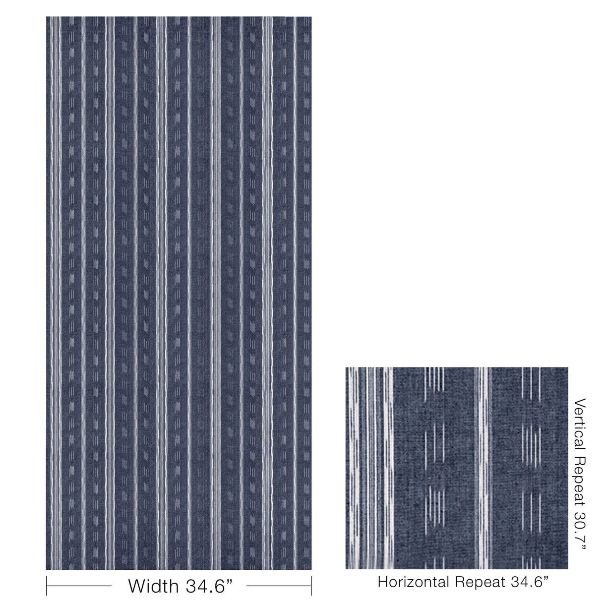 Kravet PURI STRIPE MARINE Fabric