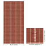 Kravet AGATTI CHECK CLAY Fabric