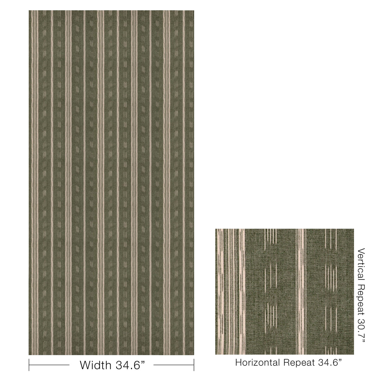 Kravet PURI STRIPE MOSS Fabric