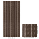 Kravet PURI STRIPE CAROB Fabric