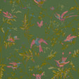 Cole & Son HUMMINGBIRDS SAGE/PINK Wallpaper