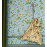 Cole & Son HUMMINGBIRDS YELLOW/BLUE Wallpaper