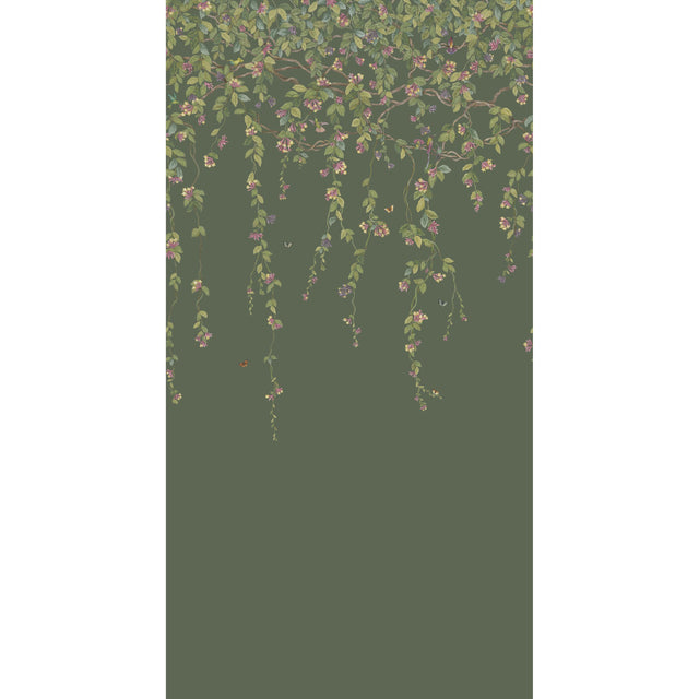 Cole & Son HUMMINGBIRDS FLORA SAGE Wallpaper