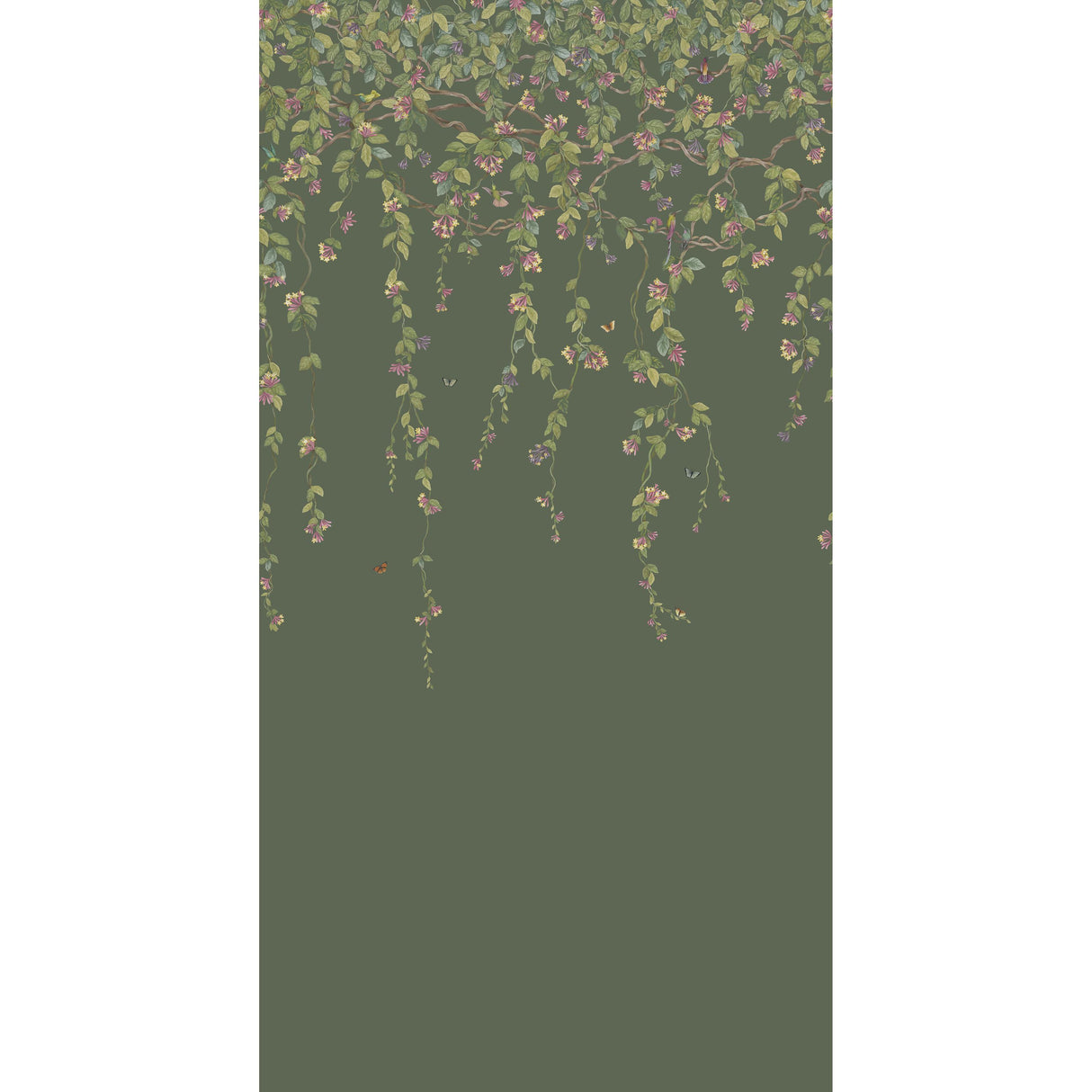 Cole & Son HUMMINGBIRDS FLORA SAGE Wallpaper