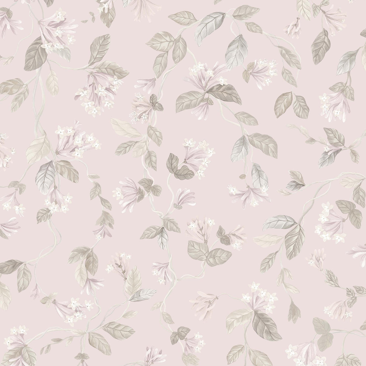 Cole & Son FLORA PINK/GREY Wallpaper