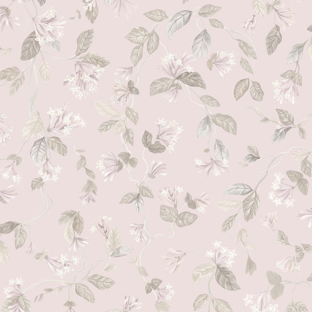 Cole & Son FLORA PINK/GREY Wallpaper