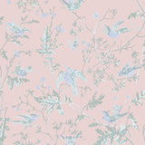 Cole & Son HUMMINGBIRDS SILK BLUSH Fabric