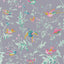 Cole & Son HUMMINGBIRDS SILK PURPLE Fabric