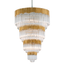 Corbett Lighting Charisma GOLD LEAF/STAINLESS STEEL 36W x 51.25H Chandelier
