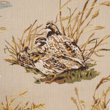 Schumacher Dog & Duck Alabaster Fabric