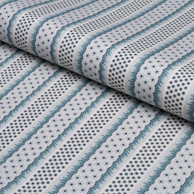 Schumacher Matilda Aqua Fabric