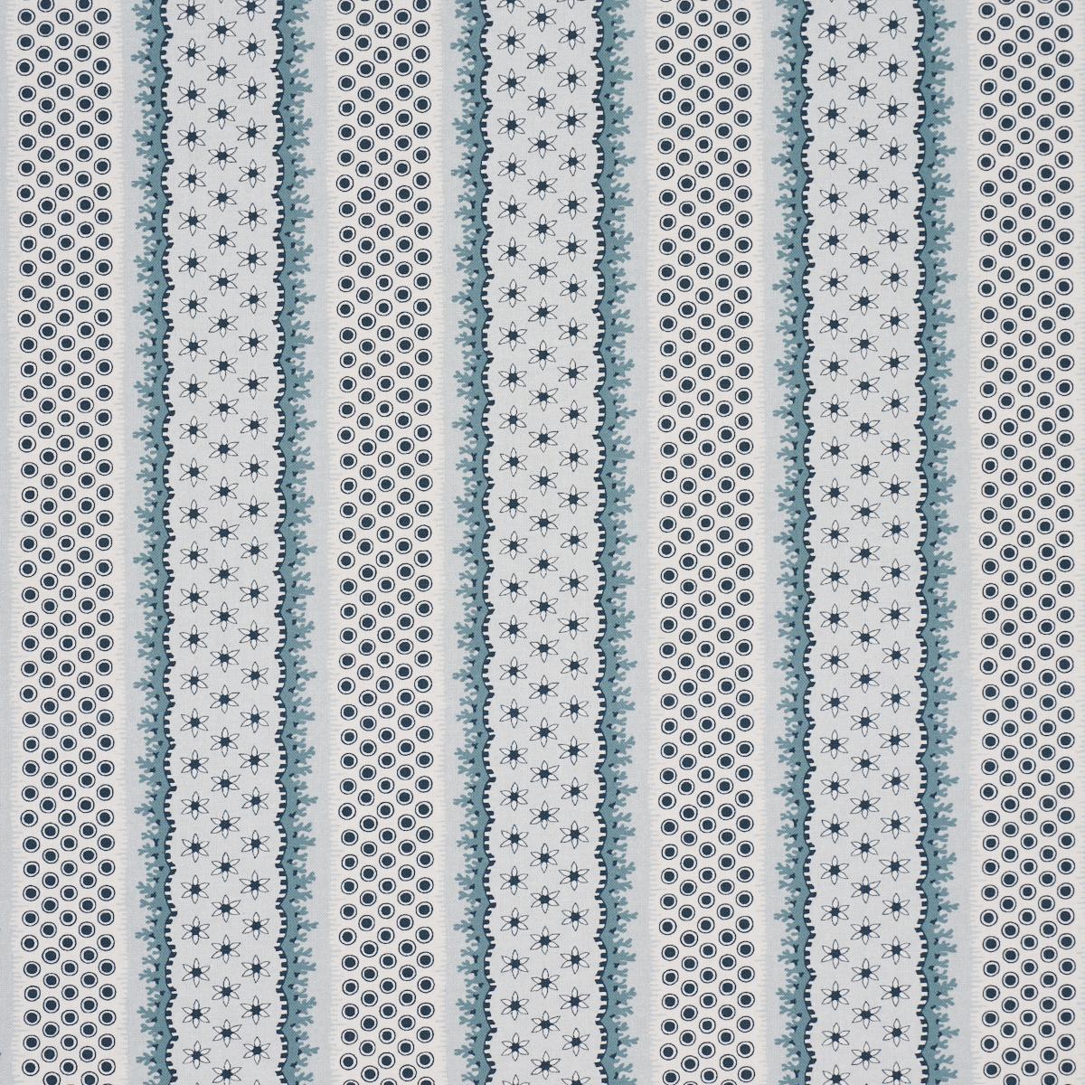 Schumacher Matilda Aqua Fabric