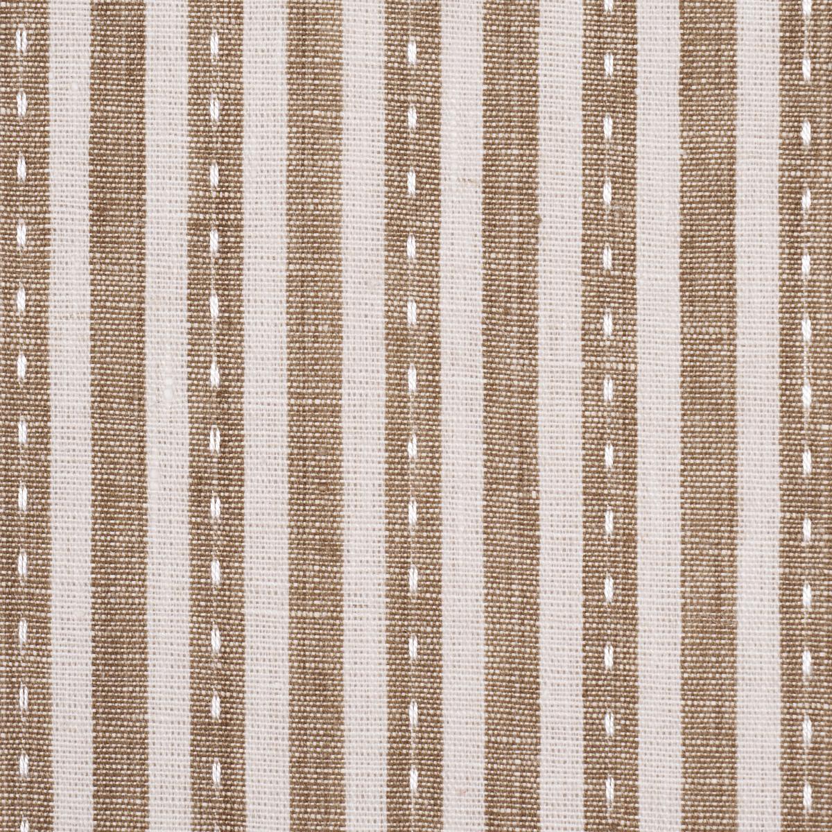 Schumacher Mathis Ticking Stripe Flax Fabric