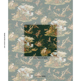 Schumacher Dog & Duck Verdant Fabric