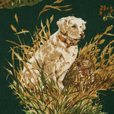 Schumacher Dog & Duck Verdant Fabric