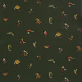 Schumacher Fly Fishing Forest Green Wallpaper