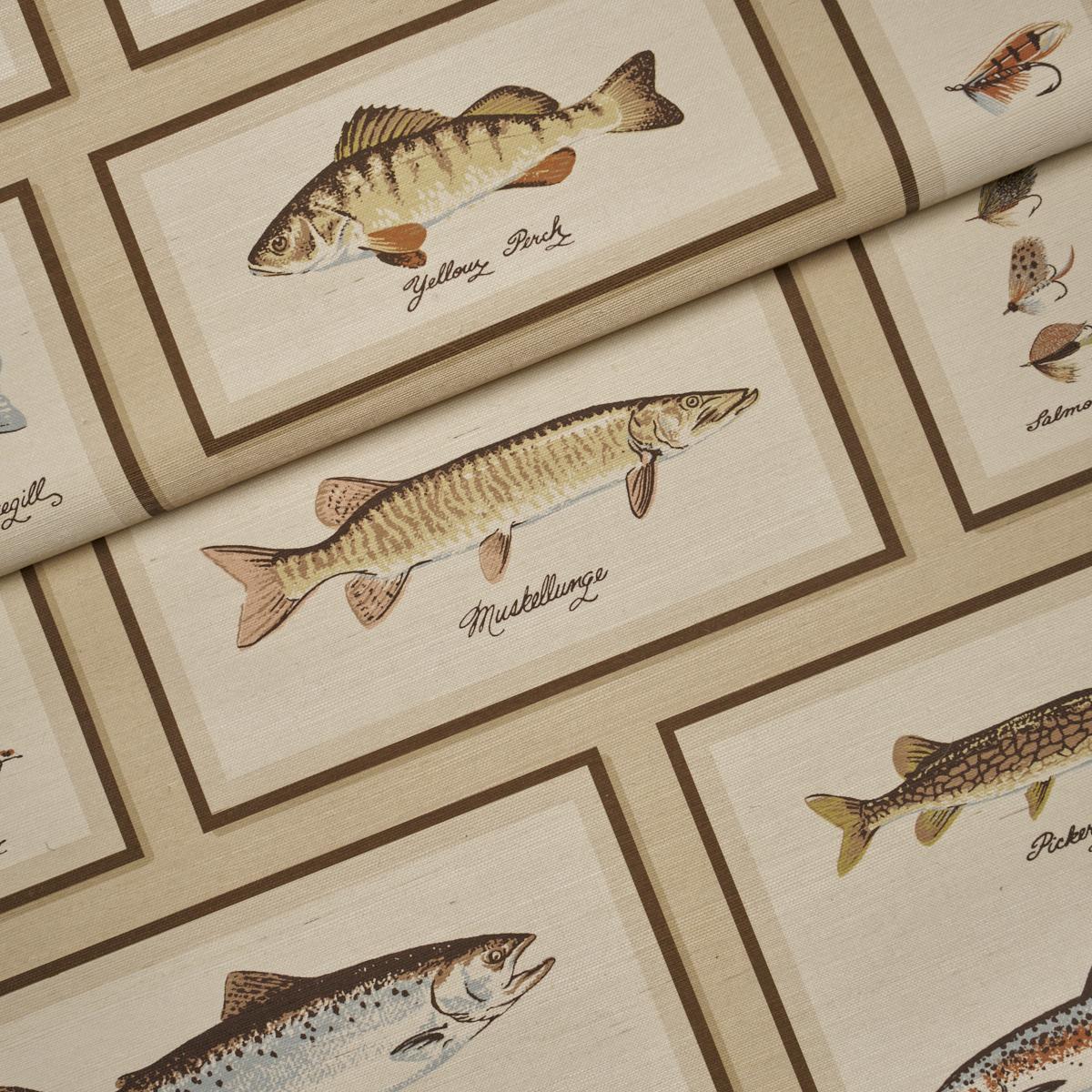 Schumacher Jamie'S Trophies Sisal Natural Wallpaper