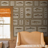 Schumacher Jamie'S Trophies Sisal Natural Wallpaper