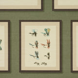 Schumacher Jamie'S Trophies Sisal Forest Green Wallpaper