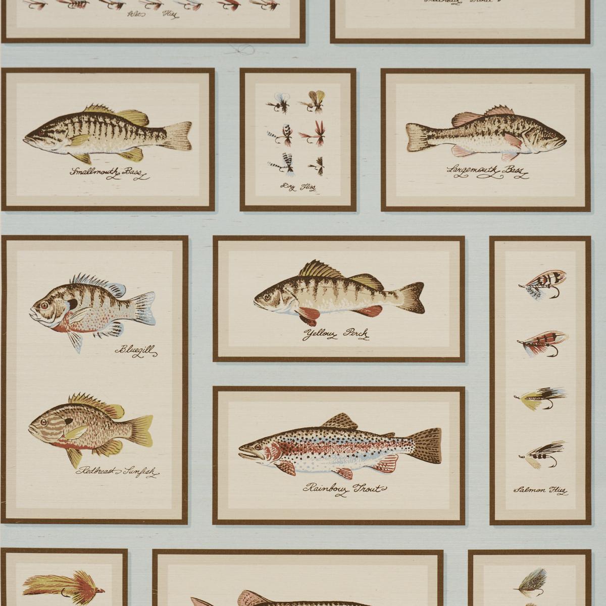 Schumacher Jamie'S Trophies Sisal Sky Wallpaper