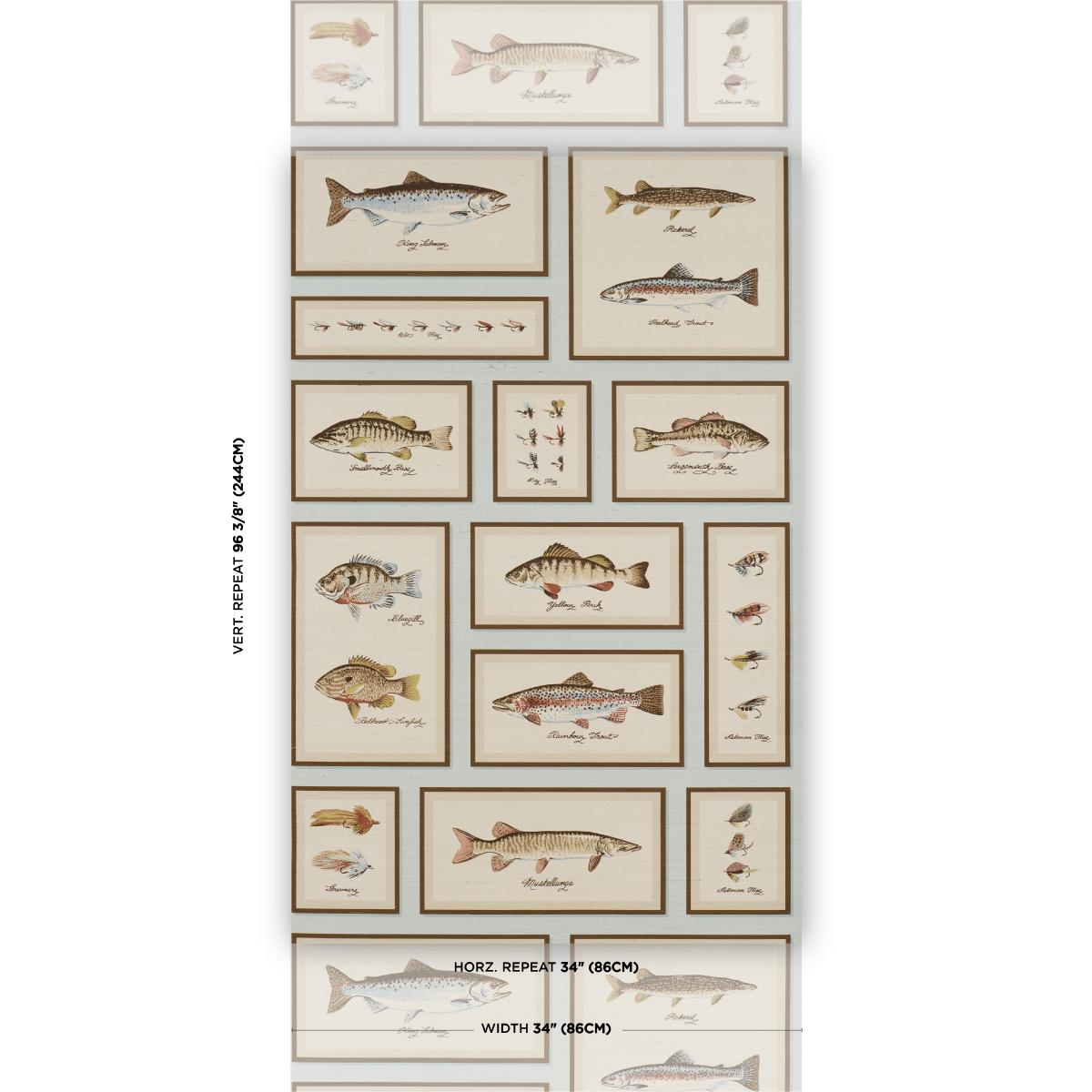 Schumacher Jamie'S Trophies Sisal Sky Wallpaper