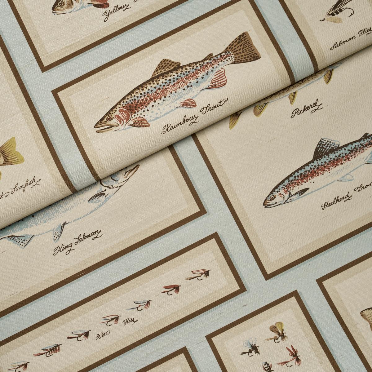 Schumacher Jamie'S Trophies Sisal Sky Wallpaper