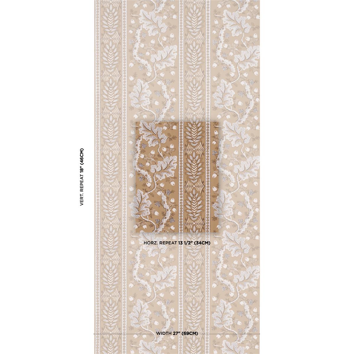 Schumacher Richmond House Saffron Wallpaper