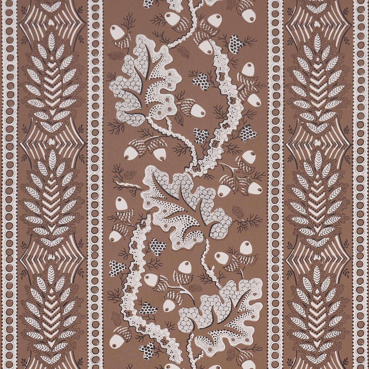 Schumacher Richmond House Mocha Wallpaper