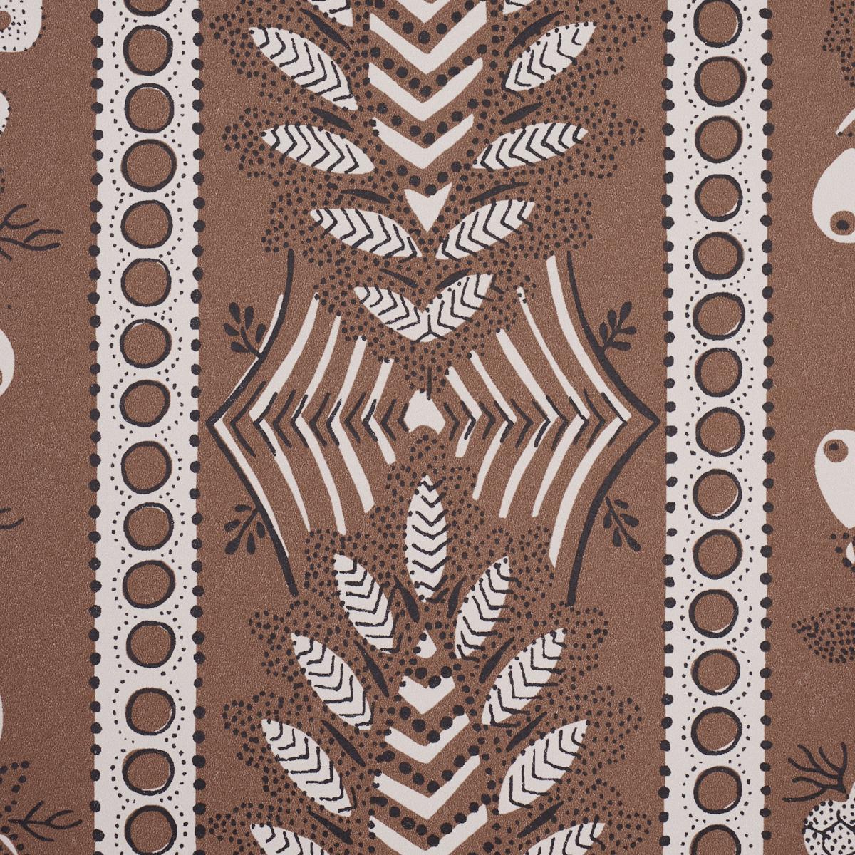 Schumacher Richmond House Mocha Wallpaper