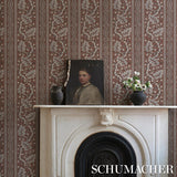 Schumacher Richmond House Mocha Wallpaper