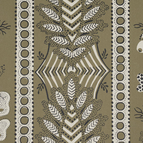 Schumacher Richmond House Sage Wallpaper