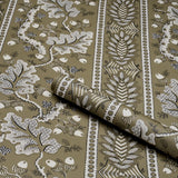 Schumacher Richmond House Sage Wallpaper