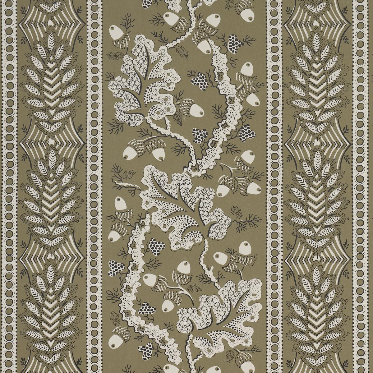 Schumacher Richmond House Sage Wallpaper