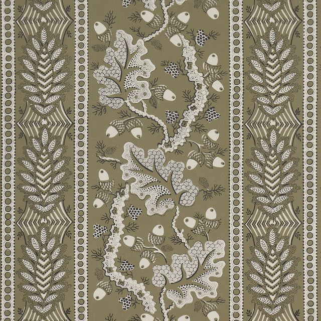 Schumacher Richmond House Sage Wallpaper