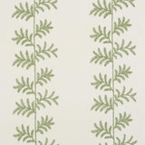 Schumacher Eloise Embroidery Wallcovering Sage Wallpaper