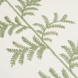 Schumacher Eloise Embroidery Wallcovering Sage Wallpaper