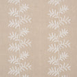 Schumacher Eloise Embroidery Wallcovering Natural Wallpaper