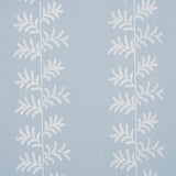 Schumacher Eloise Embroidery Wallcovering Sky Wallpaper