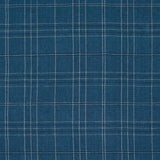 Schumacher Nils Plaid Linen Denim Fabric