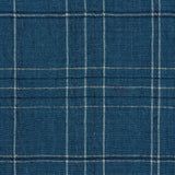 Schumacher Nils Plaid Linen Denim Fabric