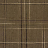 Schumacher Nils Plaid Linen Lichen Fabric